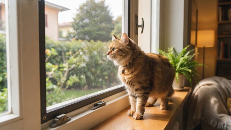 Zanzariere per gatti: la soluzione perfetta per proteggere il tuo felino e la tua casa!